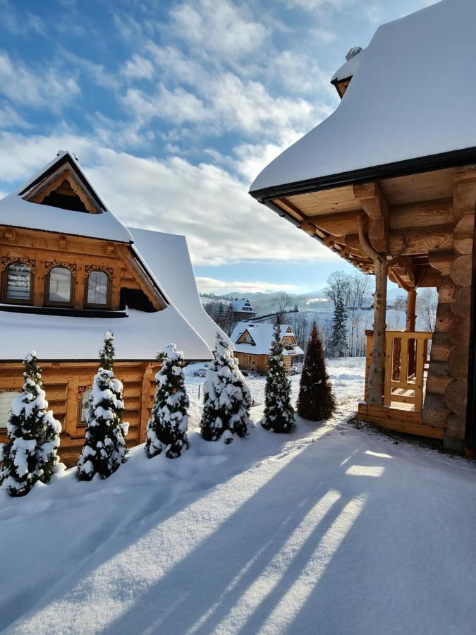 Goralska Chatka 2 Highland Cottage - Split Ac, Jacuzzi, Sauna, Private Parking, Mountains View, Garden, ザコパネ エクステリア 写真