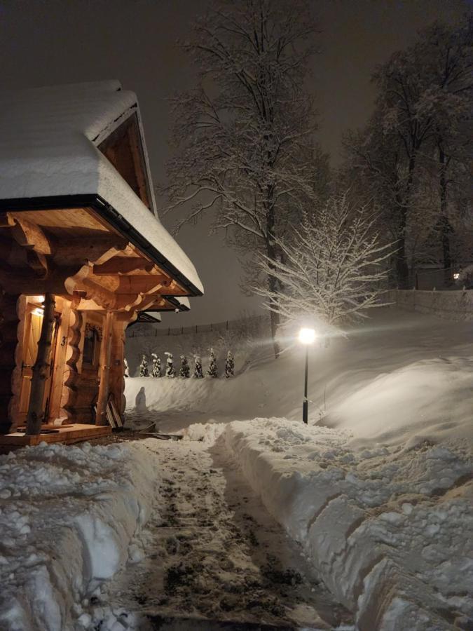 Goralska Chatka 2 Highland Cottage - Split Ac, Jacuzzi, Sauna, Private Parking, Mountains View, Garden, ザコパネ エクステリア 写真