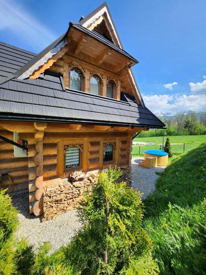 Goralska Chatka 2 Highland Cottage - Split Ac, Jacuzzi, Sauna, Private Parking, Mountains View, Garden, ザコパネ エクステリア 写真
