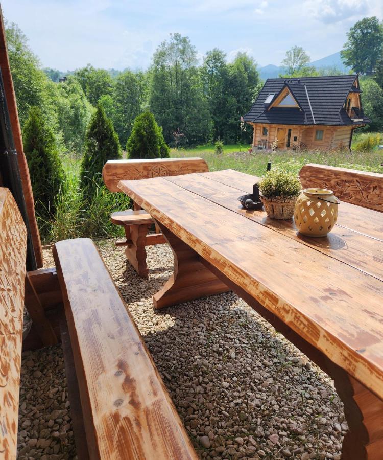 Goralska Chatka 2 Highland Cottage - Split Ac, Jacuzzi, Sauna, Private Parking, Mountains View, Garden, ザコパネ エクステリア 写真