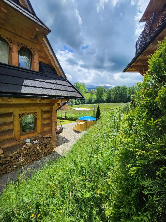 Goralska Chatka 2 Highland Cottage - Split Ac, Jacuzzi, Sauna, Private Parking, Mountains View, Garden, ザコパネ エクステリア 写真